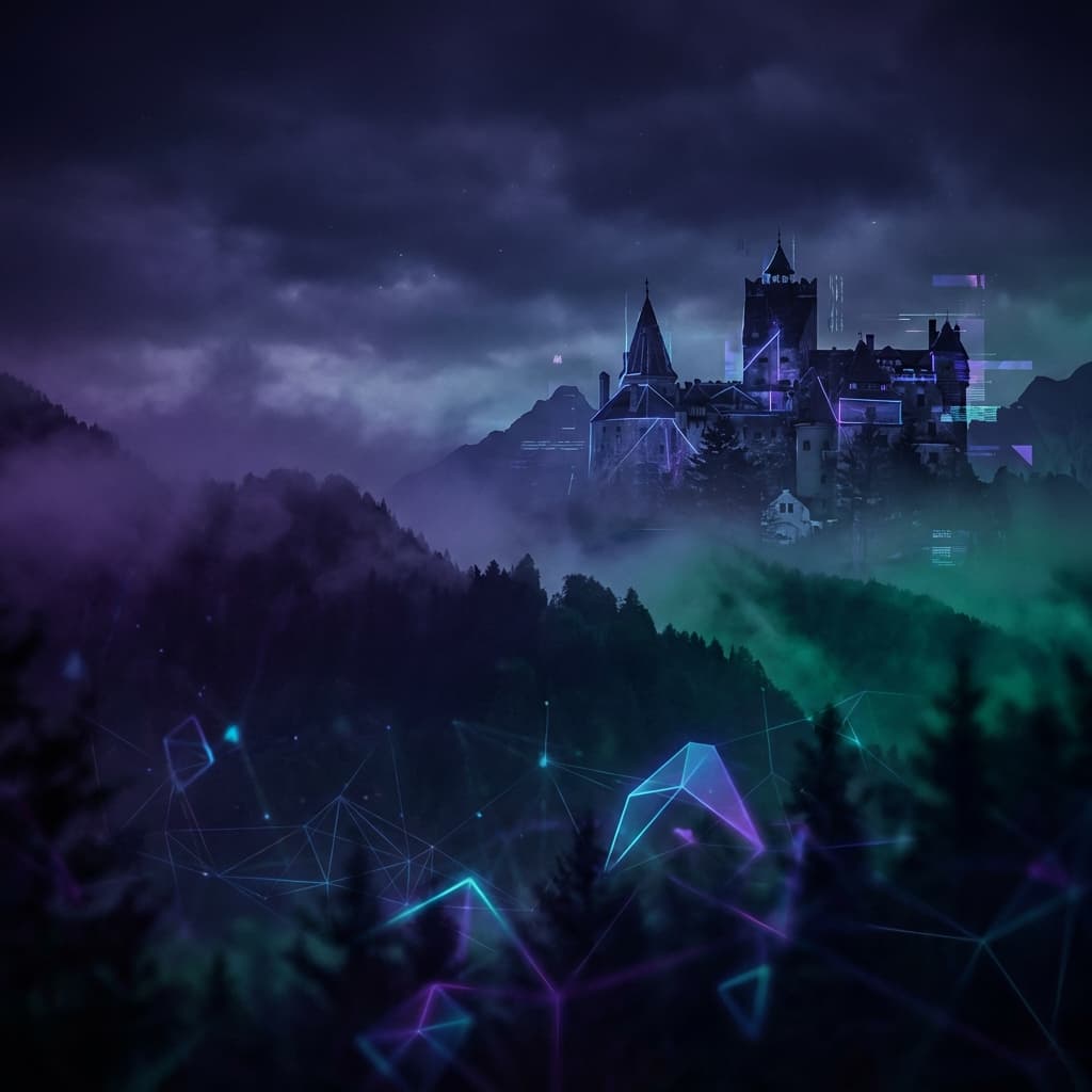 Modern Transylvania Landscape