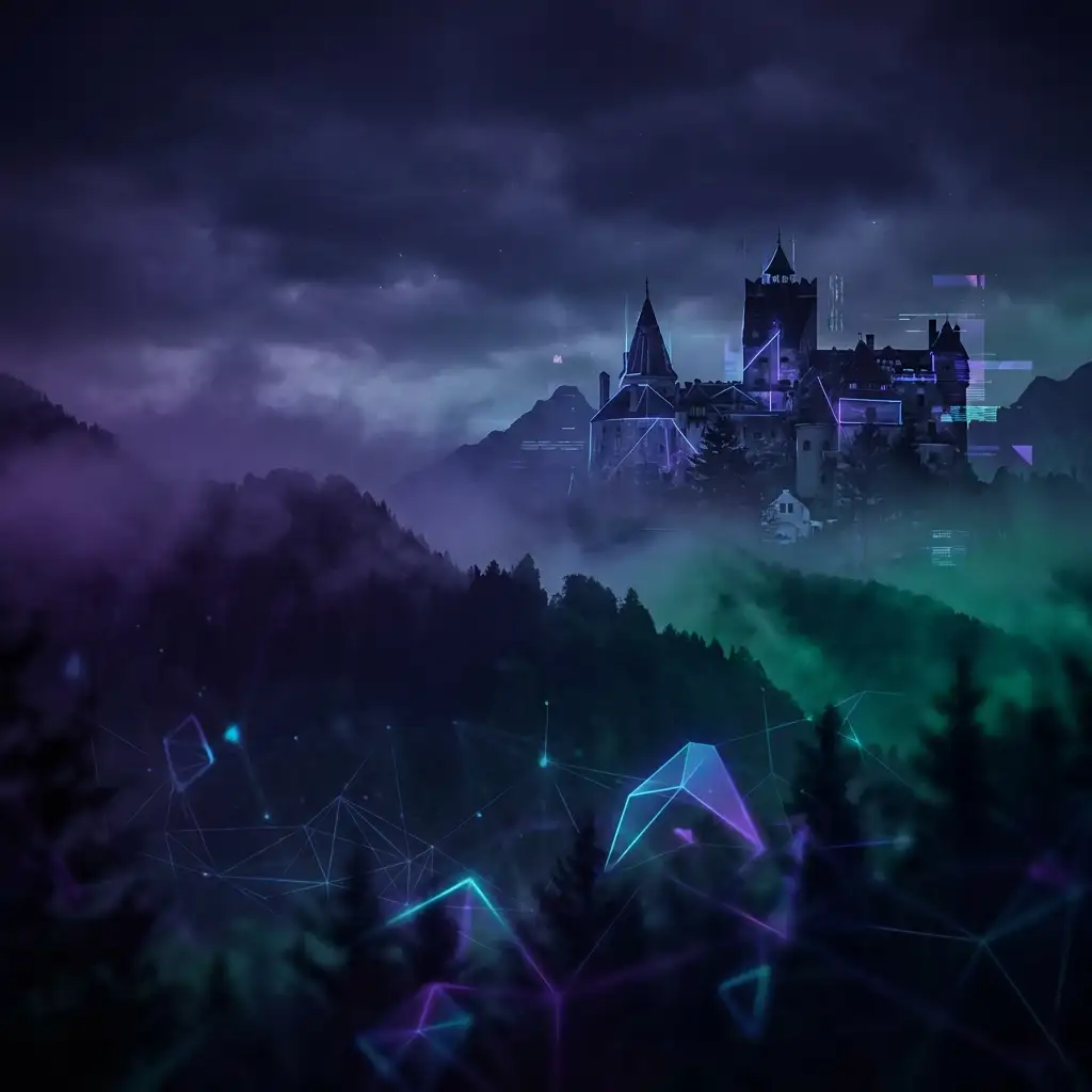 Modern Transylvania Landscape